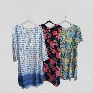 Bundle 3 Print Casual Summer Dresses